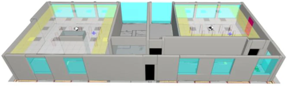 Dreidimensionales Raummodell