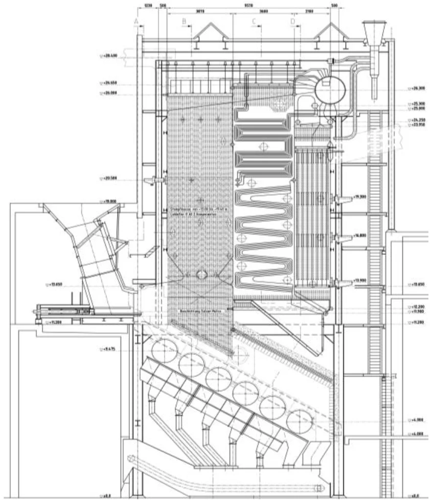 Abfallverbrennungsanlage mit Abgasreinigungsanlage