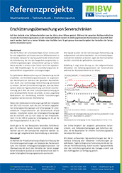 Erschütterungsüberwachung von Serverschränken