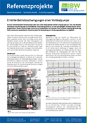 Schwingungsprobleme an einer drehzahlvariablen Vertikalpumpe nach einem Motorwechsel