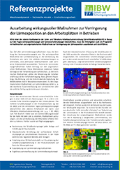 Maßnahmen zur Verringerung der Lärmexposition an den Arbeitsplätzen