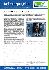 Lärmarme Maschinen und Anlagen planen
